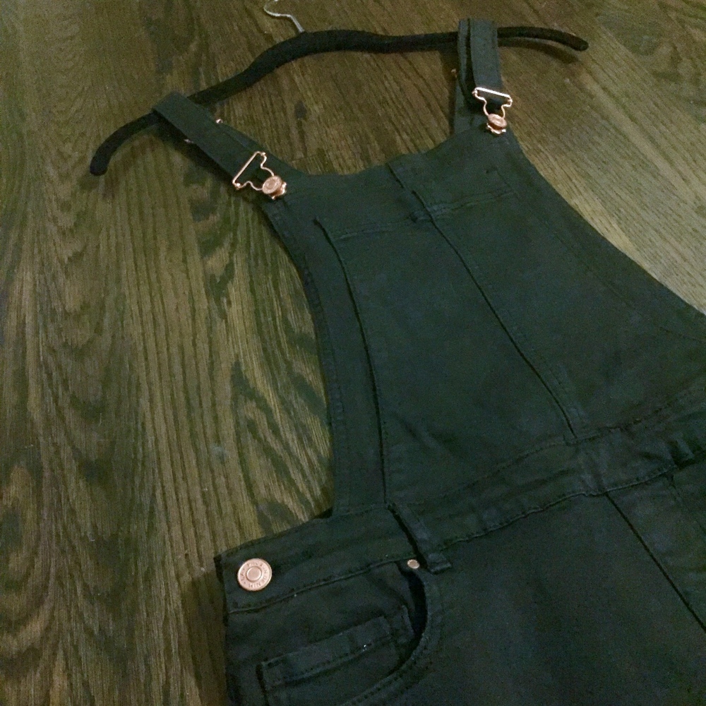 Black Denim Overall Dress | PacSun